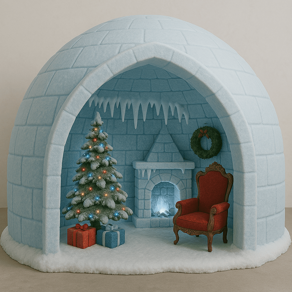Igloo casa di babbo natale