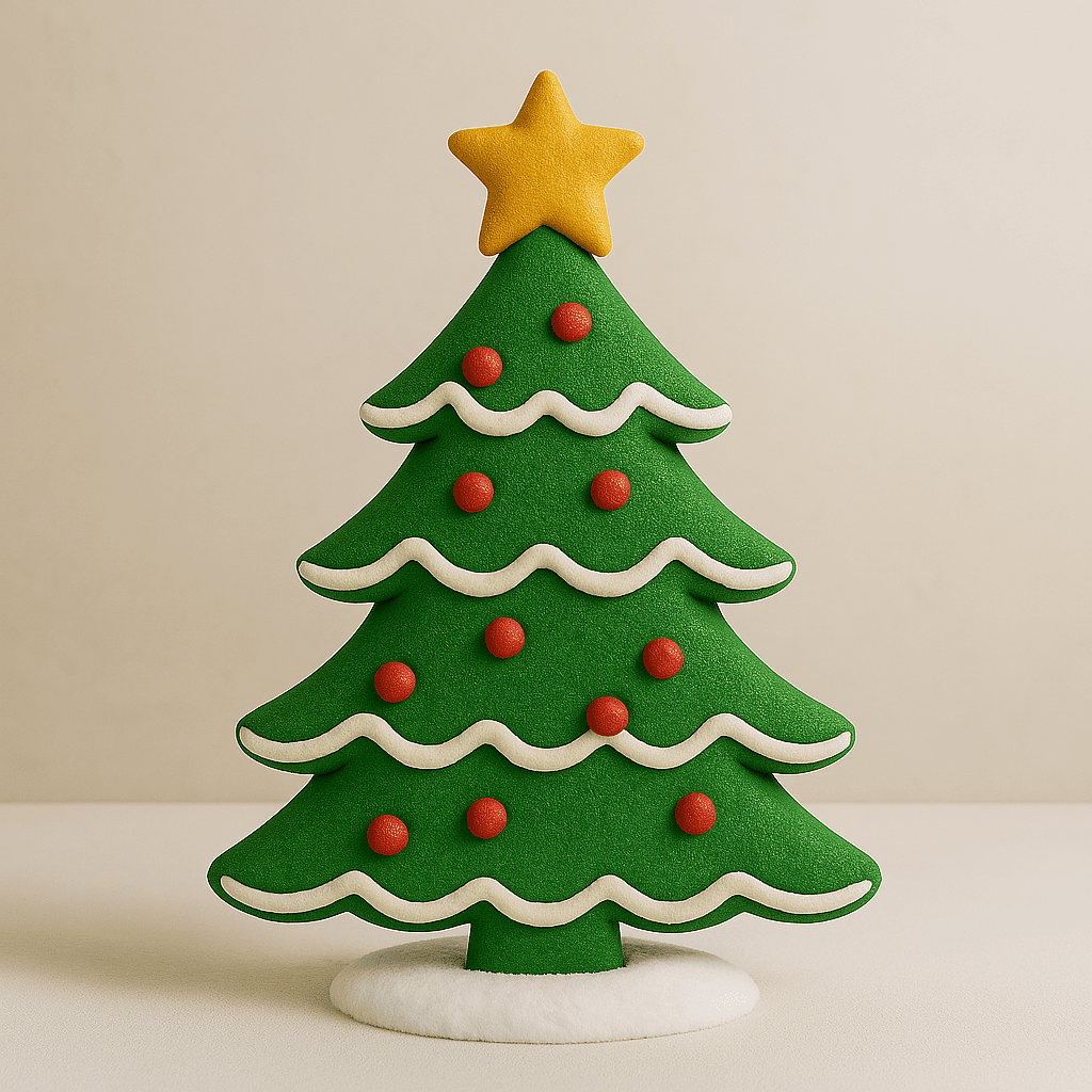 Albero di natale di pan di zenzero 2