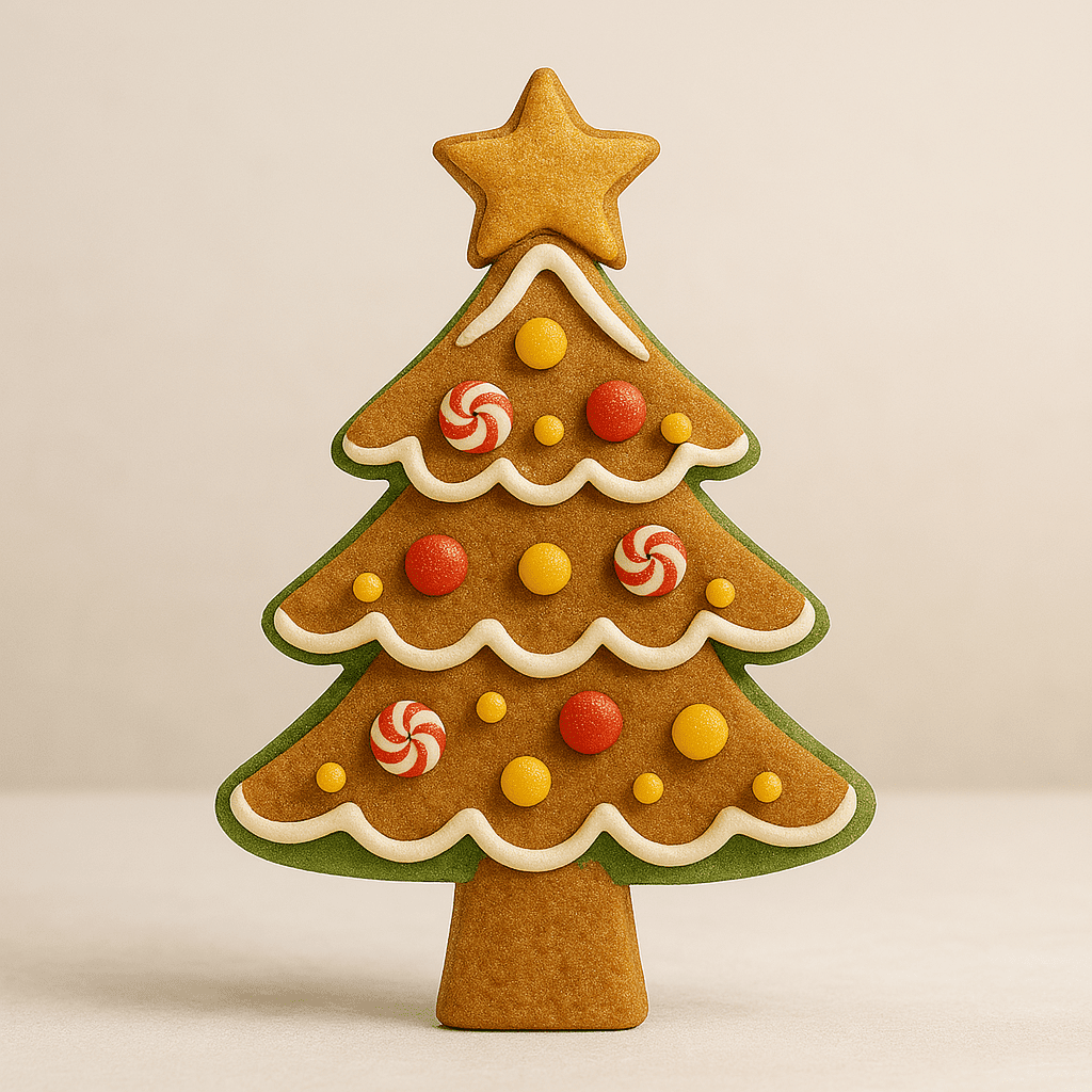 Albero di natale di pan di zenzero